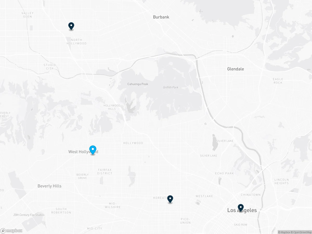 Service area map